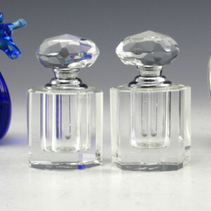 Oleg Cassini Jackie Kennedy Cut Crystal Perfume Set