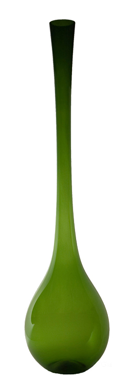 Arthur Percy Showroom Model 3.3 Foot Tall Blown Glass Vase