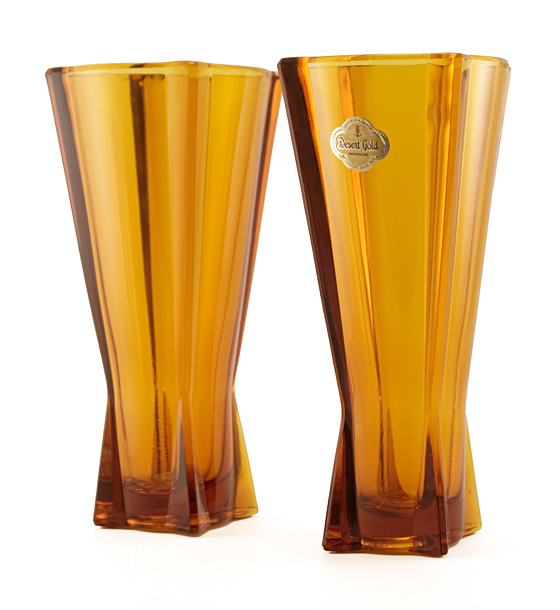 Anchor Hocking #M572 Rocket Vase in excellent condition with maker's label.