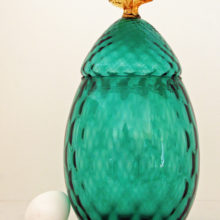 This is one big egg, or pineapple.