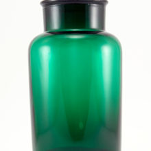 Beautiful dark green coloring is exceptional for keeping the light off your stored goods...and looking stunning in your kitchen.