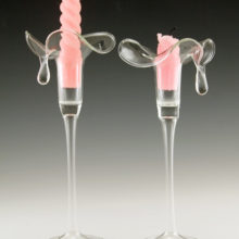 Hand-made blown glass delicacies.