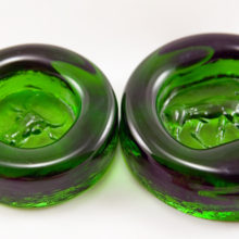 Pair of hand-made 'Bull Bowls' from the late 1950's thru mid 1960's.