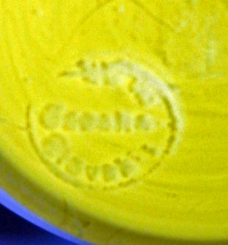 Quality Czech art glass with acid stamped "Czecho Slovakia" Loetz mark.