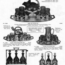 This set is shown in a 1930 jewelers catalog, part no. C3442.