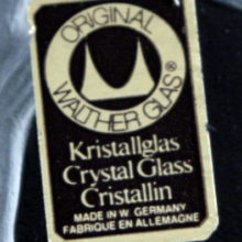 Has the original Walther Glass label.