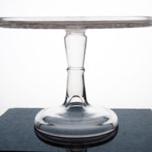 Tall, sturdy 100+ year old glass cake stand.