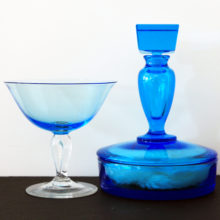 Measures 6 3/8" tall, 4.5" wide base.