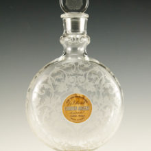 Front label reads "Very Fine Liqueur Cognac J & F Martell Cordon Argent (signed Martell x f.) produce of France". It was distributed by 'Park & Tilford', a US distiller since 1850.