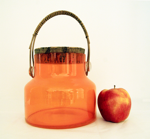 Vintage retro modern decor art glass.