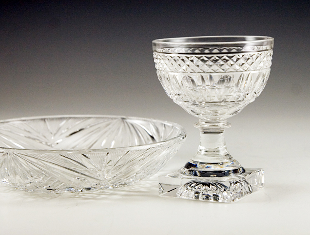 These lovely bowls were probably produced in the early 1900's.