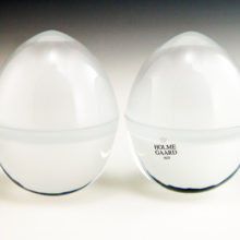 Solid Danish crystal.