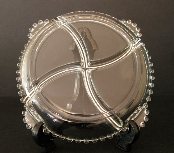 The Candlewick line was designed and patented by the Imperial Glass Co. in 1936.