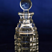 Rare cologne-sized crystal bottle from Imperial Glass.