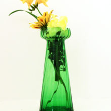 Tall elegant bulb rooting vase of yesteryear.