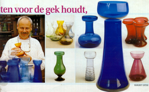 Measures just under 8" tall, 2.75" wide mouth, 1 3/8" wide neck, 3.25" wide base.