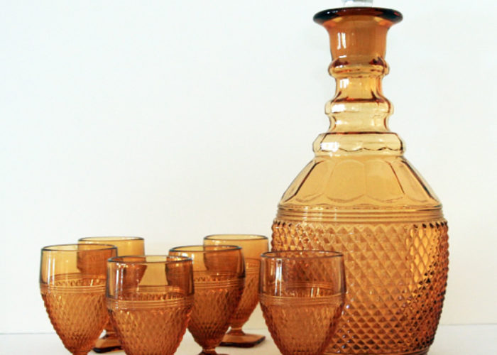 Mount Vernon Cambridge Glass Decanter Set