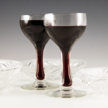 Although designated for champagne (shape is called 'Tulip Champagne'), this goblet is great for wine too.