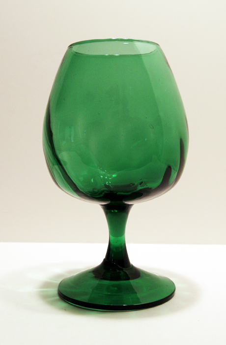 Oversized Blown Glass Brandy Snifter Vase