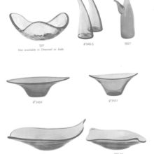 Blenko's Winslow Anderson's (1947-1953) award winning bent neck design.
