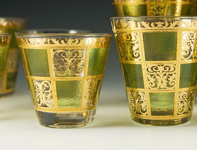 Retro Modern Bar Tumbler Set by Culver