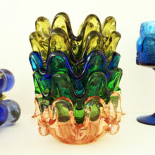 Made by Fenton Art Glass, circa 1960's-1970's.