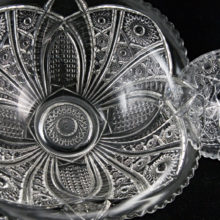 The pattern is a vintage reproduction of an antique pattern by Indiana Glass in the early 1900's.