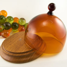 This special retro modern domed server was handmade in Italy by Colony and distributed in the US by PD Imports.