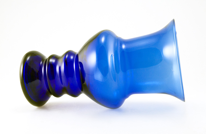 Ringed stem gives a good hand-grip. Beautiful for a table centerpiece.
