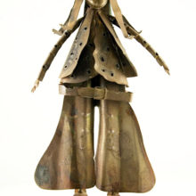 Hong Kong's version of Buffalo Bill in a detailed brass 14" tall sculpture.