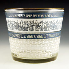 Neoclassic Style Ice Bucket Jeannette Glass for Wedgwood