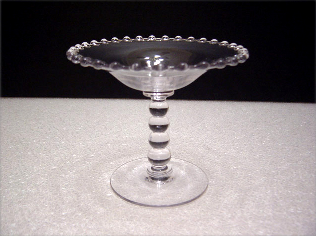 The Candlewick line was designed and patented by the Imperial Glass Co. in 1936.