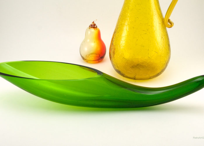 Rare Blenko Art Glass Horn Vase by Anderson