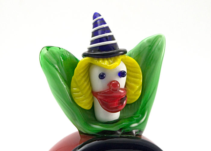 Vintage Murano Glass Clown Tomato