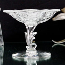 Beautiful elegant glass comport by Fostoria USA.