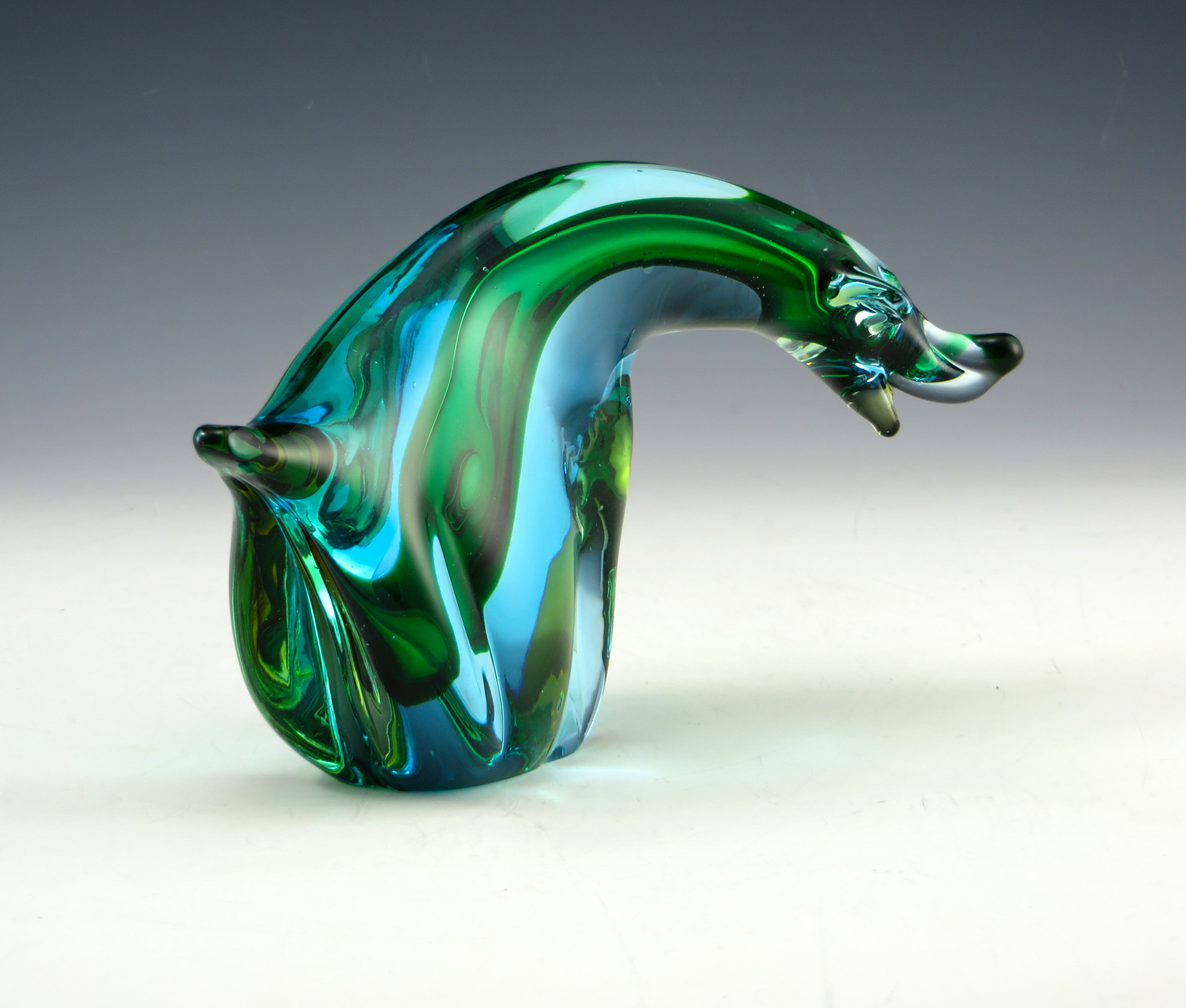 murano glass bear