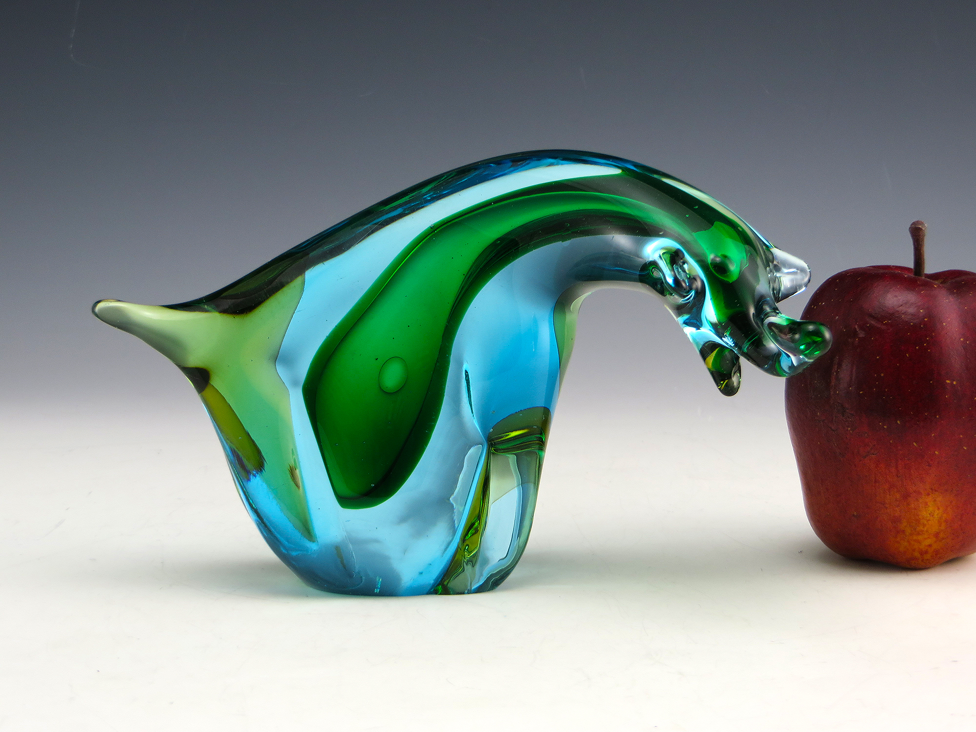 murano glass bear