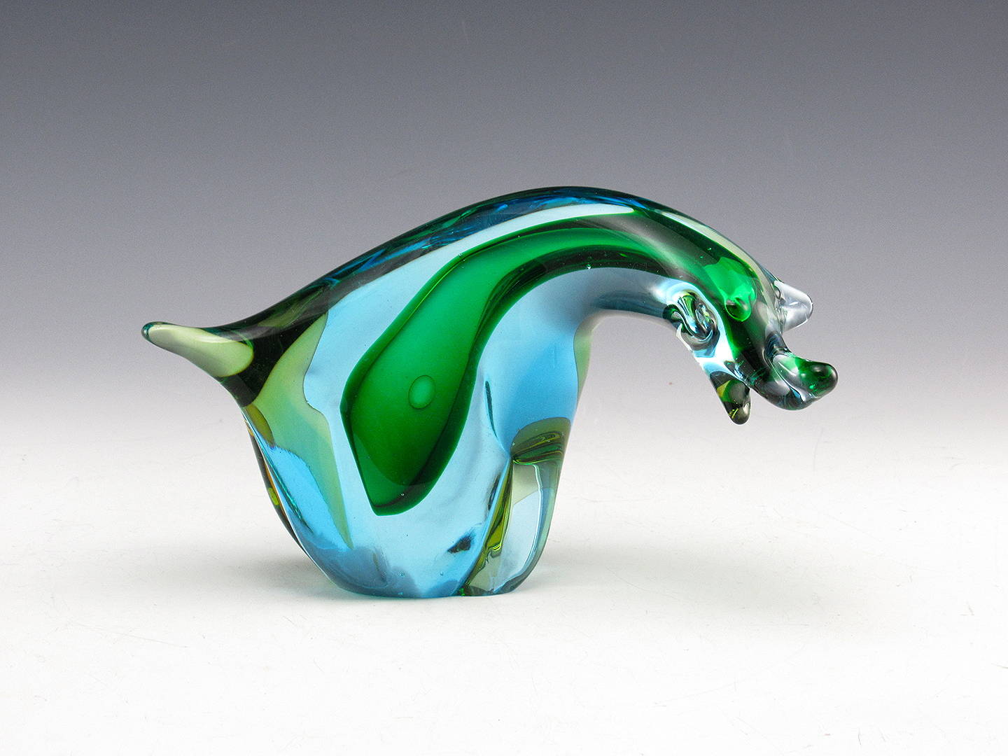 murano glass bear