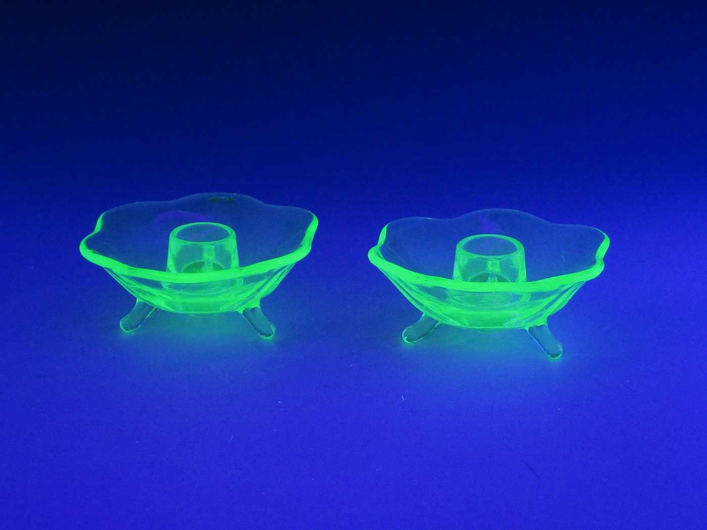 Very usable, and fun to use under black-light conditions. These antique candle holders glow under black-light because the color recipe contains Uranium.
