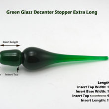 Use these measurements to determine if this stopper will fit your decanter or bottle.