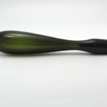 This big mid-century modern vintage decanter stopper in olive green was made for the fabulously large decanters so popular back in the day they were produced, and still so very popular today but hard to find.