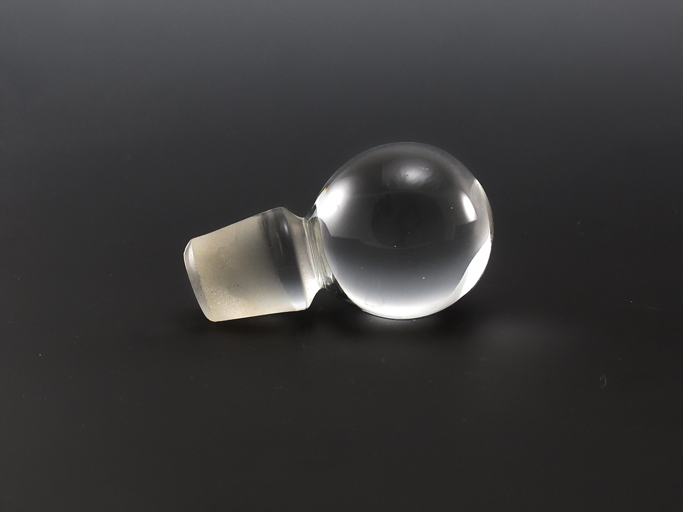 Small Crystal Ball Stopper for Cruets, Perfumes, Bottles