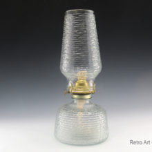 Like new Soreno glass lantern by Anchor Hocking, 1960s.