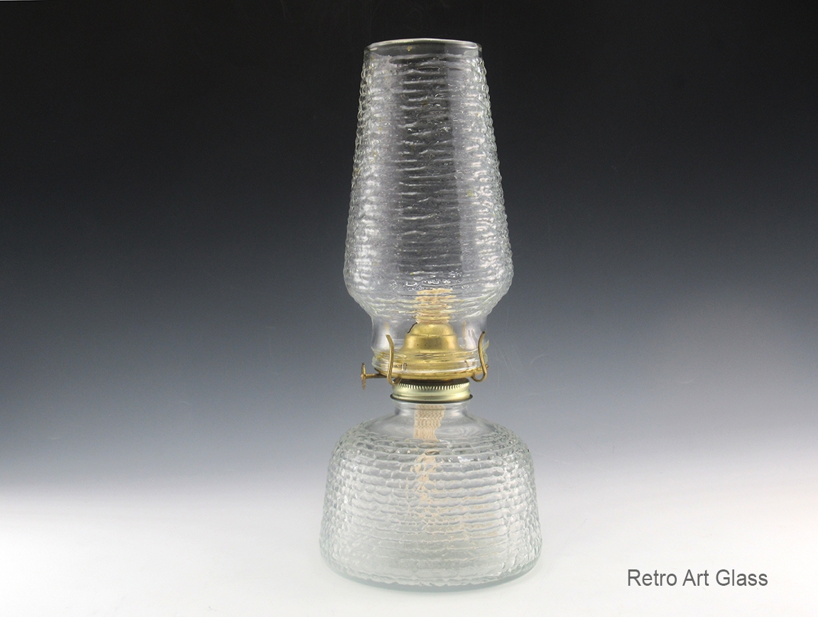 Like new Soreno glass lantern by Anchor Hocking, 1960s.