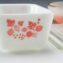 These quality vintage made covered dishes are perfect for food storage. The glass does not leach into the food and is reused over and over again, no disposable waste.