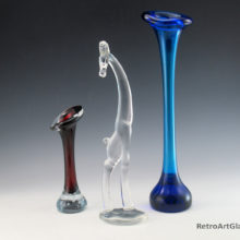 Antique Art Glass Giraffe No. 2 by Heisey 1942-1953