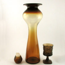 Greenwich Flint-Craft Burt Honey Floor Vase 18.5